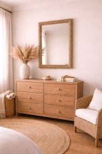 Moroccan Cord Mirror – Rectangular Handwoven Wall Mirror