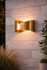 Modern Brass Wall Sconce – Up & Down Light (Twist Design) - Image 5