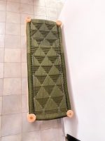 Marokkaanse handgeweven bank met groen koord - Image 5