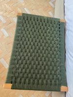 Set van 2 walnoothouten banken met koord - Image 5