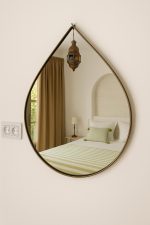 Handmade Moroccan Brass Wall Mirror - Authentic Artisan Decor - Image 4
