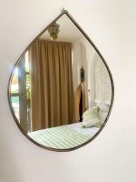 Handmade Moroccan Brass Wall Mirror - Authentic Artisan Decor - Image 2