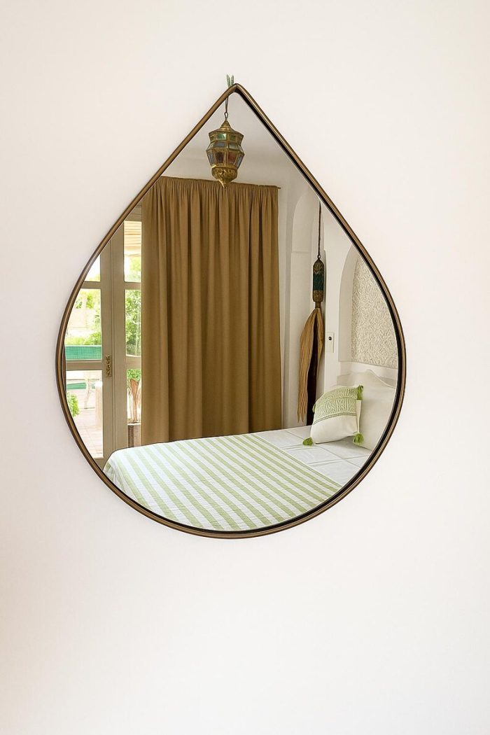 Handmade Moroccan Brass Wall Mirror - Authentic Artisan Decor - Image 5