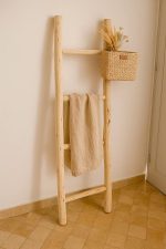 Decorative Wooden Ladder for Towel Storage