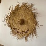 Fringed Wall Mounted Straw Hat - Customizable