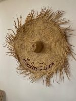 Fringed Wall Mounted Straw Hat - Customizable - Image 4