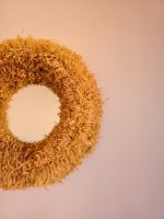 Moroccan Raffia Mirror – Round Handwoven Wall Mirror - Image 4