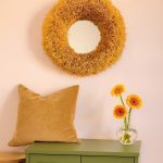 Moroccan Raffia Mirror – Round Handwoven Wall Mirror