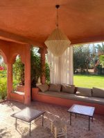 Handcrafted Raffia Pendant Light – Moroccan Hanging Lamp - Image 3