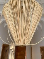 Moroccan Flared Lantern Pendant Lamp – Natural Fiber Light - Image 4