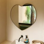 Handgemaakte Marokkaanse messing hartspiegel – wanddecoratie