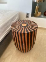 Ronde Bijzettafel van Walnotenhout - Image 2