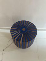 Ronde Bijzettafel van Walnotenhout - Image 2