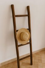 Decorative Wooden Ladder for Towel Storage - Image 3