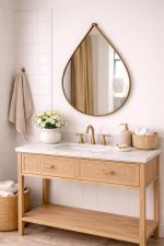 Handmade Moroccan Brass Wall Mirror - Authentic Artisan Decor