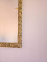 Moroccan Cord Mirror – Rectangular Handwoven Wall Mirror - Image 2