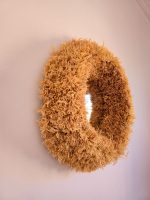 Moroccan Raffia Mirror – Round Handwoven Wall Mirror - Image 2