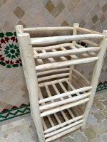 Handcrafted Wooden Shoe Rack - Rustic 3-Tier Storage Organizer - Image 4