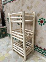 Handcrafted Wooden Shoe Rack - Rustic 3-Tier Storage Organizer - Image 5