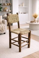 Marokkaanse Barkruk met Koord van Palmblad - Image 2