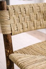 Marokkaanse Barkruk met Koord van Palmblad - Image 4