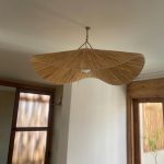 Handcrafted Raffia Pendant Light – Moroccan Parasol Lampshade