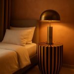 Ronde Bijzettafel van Walnotenhout - Image 3