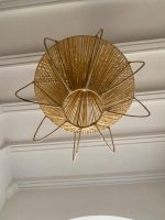 Moroccan Flared Lantern Pendant Lamp – Natural Fiber Light - Image 5