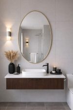 Oval Handmade Brass Wall Mirror - Antique Finish