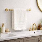 Brass Towel Bar – Wall Mounted Bathroom Hand Towel Holder - Image 3