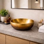 Handmade Hammered Copper Vessel Sink Bowl