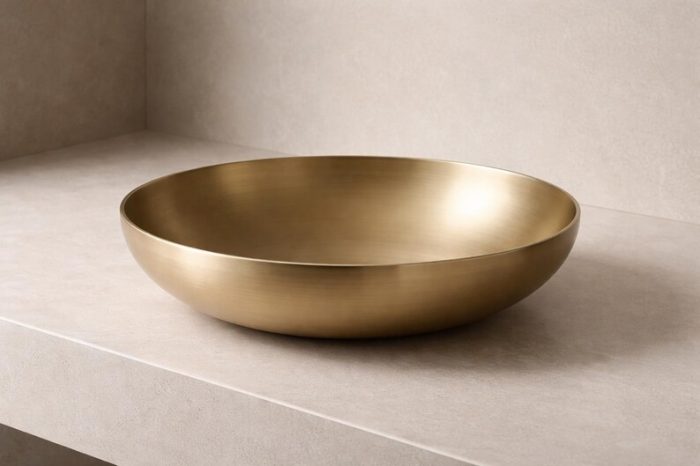 Handcrafted Antique Copper Vessel Sink - Image 2