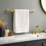 Brass Towel Bar – Wall Mounted Bathroom Hand Towel Holder - Image 4