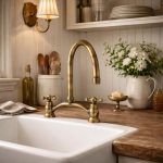 Oil Rubbed Bronze Bridge Kitchen Faucet – Vintage Style Sink Faucet