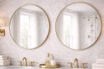 Handmade Round Brass Wall Mirror | Minimalist Home Decor - Image 2