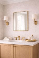 Handcrafted Rectangular Brass Mirror – Gold Frame Wall Mirror for Bedroom & Vanity - Image 5