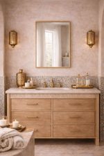 Handcrafted Rectangular Brass Mirror – Gold Frame Wall Mirror for Bedroom & Vanity - Image 2