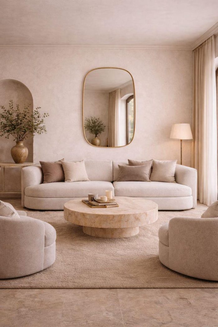 Handmade Moroccan Brass Arched Mirror | Gold Frame Bathroom Mirror - Image 4