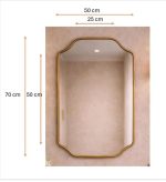 3 Brass Mirrors - Image 4