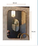 3 Brass Mirrors - Image 2
