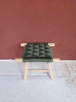Small Handmade Bench handcrafted from solid wood for entryway, bedroom, and living room