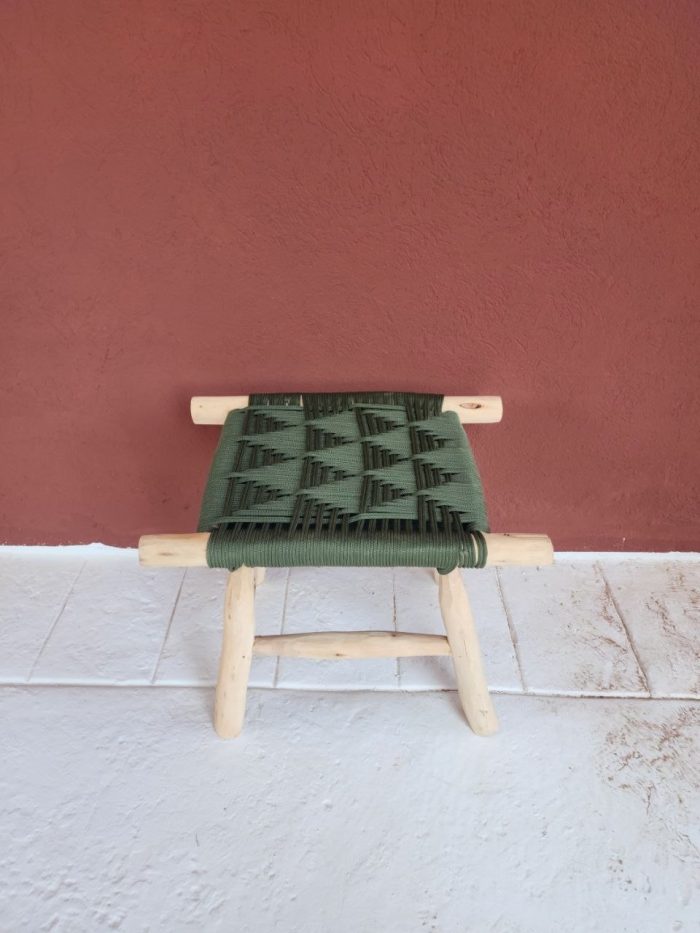Small Handmade Bench handcrafted from solid wood for entryway, bedroom, and living room