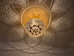 Solid brass living room pendant light handmade decorative ceiling lamp