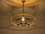 Solid brass living room pendant light handmade decorative ceiling lamp