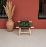 Small Handmade Bench handcrafted from solid wood for entryway, bedroom, and living room