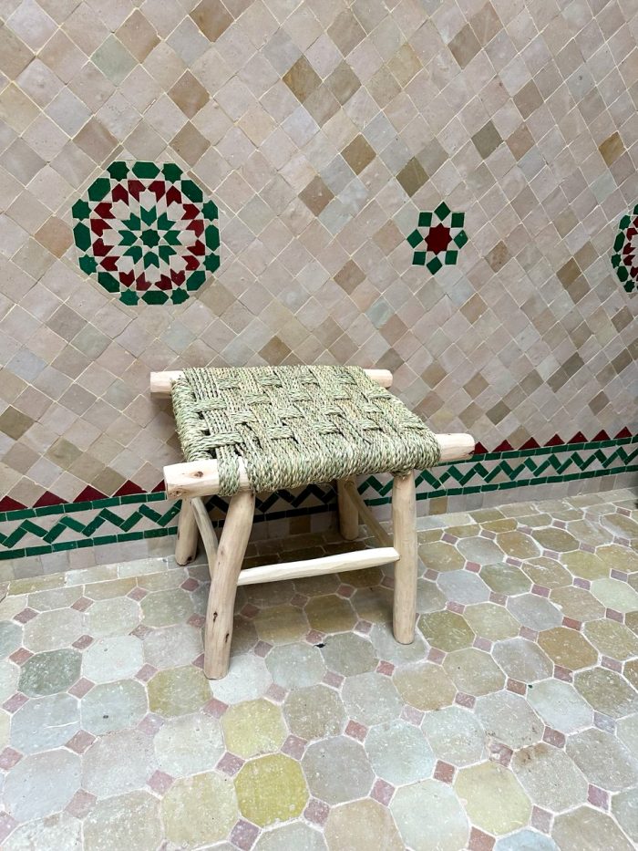 Small Handmade Bench handcrafted from solid wood for entryway, bedroom, and living room