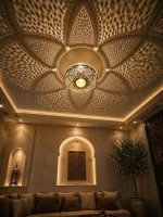 Moroccan brass pendant light handmade brass hanging lamp